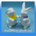 High quality ceramic rabbit figurine,ceramic rabbit decoration,ceramic rabbit statu